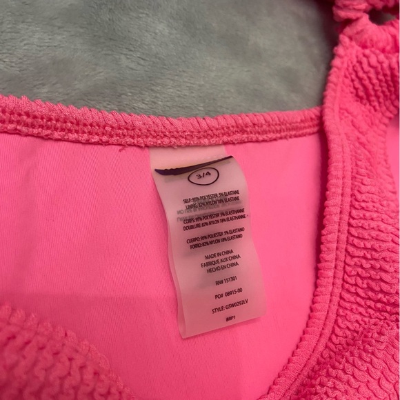 New! Good American always fits monokini hot neon pink nwot 24506 - Picture 7 of 9